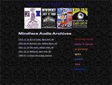 Tablet Screenshot of mindface.com